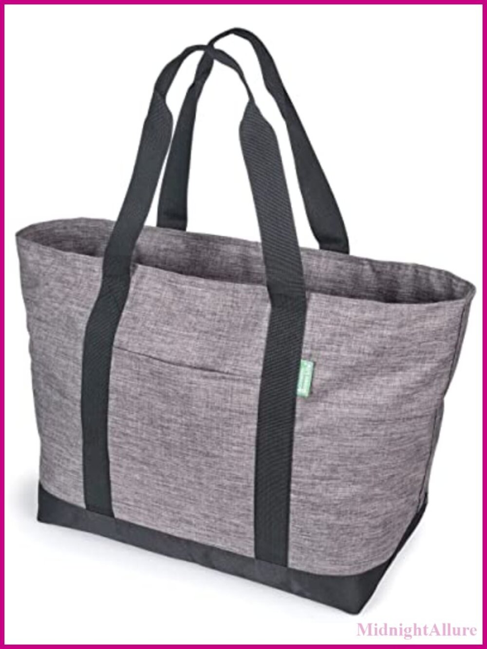 Extra Large Tote Bag Water Resistant Polyester Zip Travel Work Beach